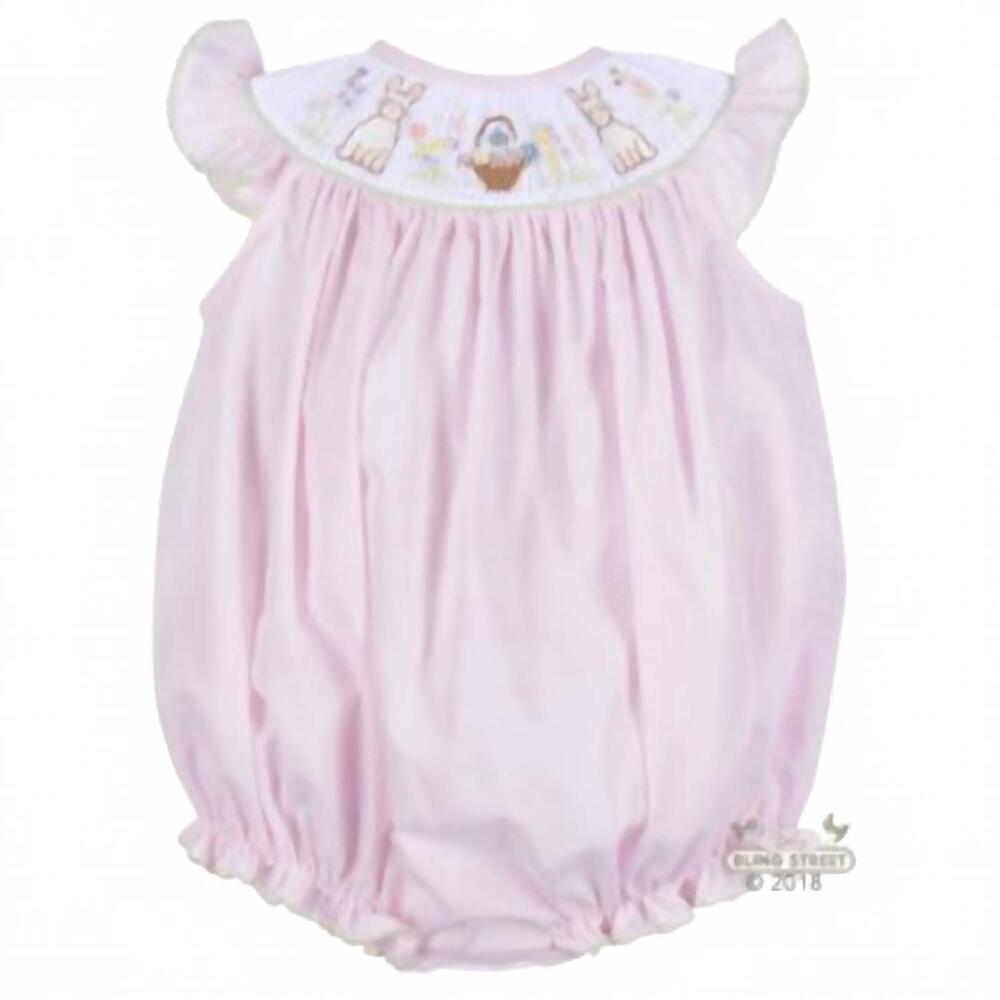 NEW LE' ZA ME baby girl's ella bunny bubble in pink
